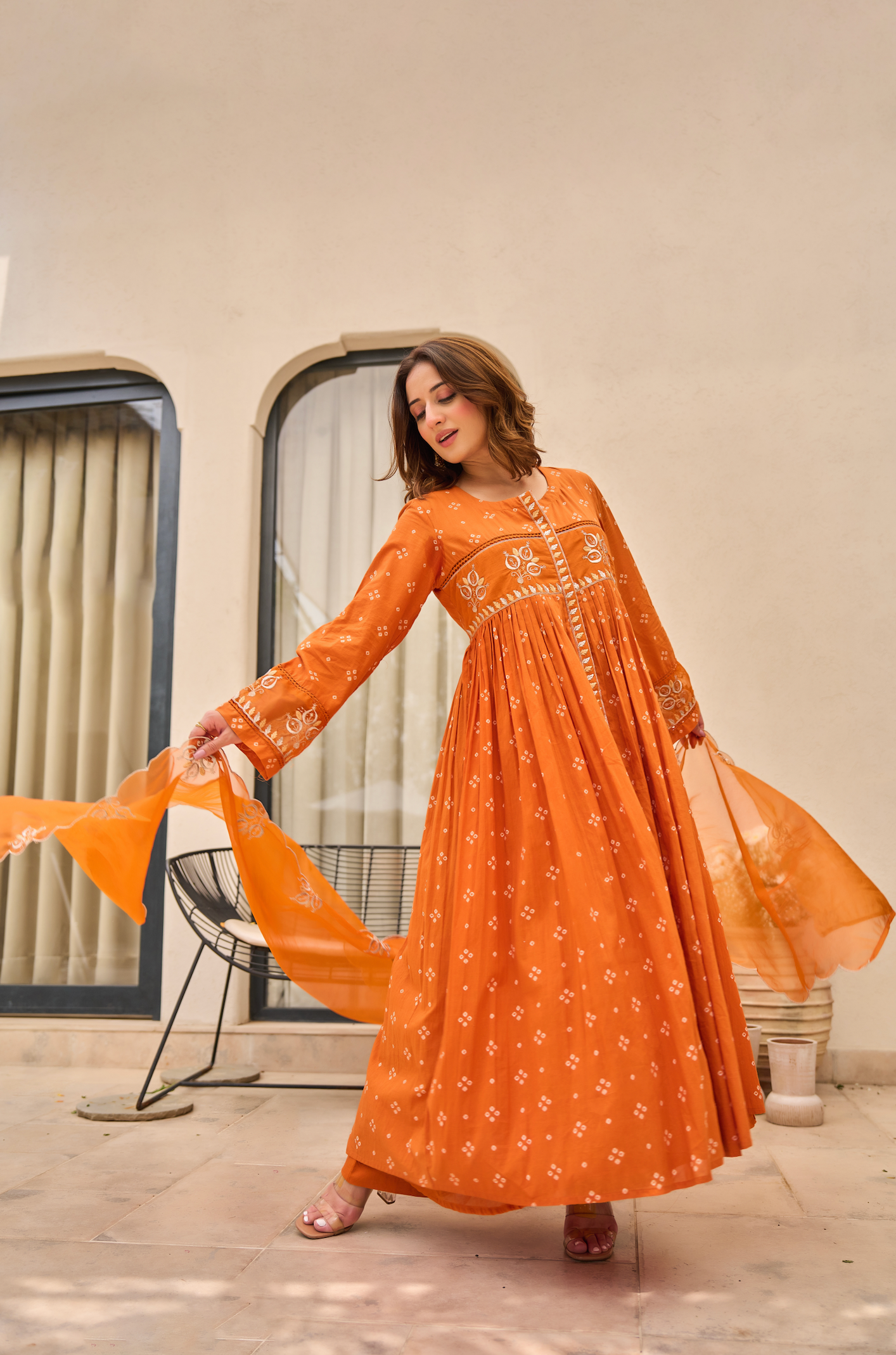 Sunset Glow Cotton Ensemble