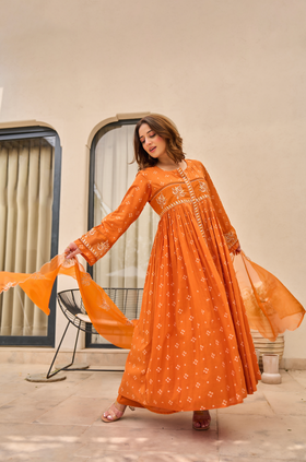 Sunset Glow Cotton Ensemble