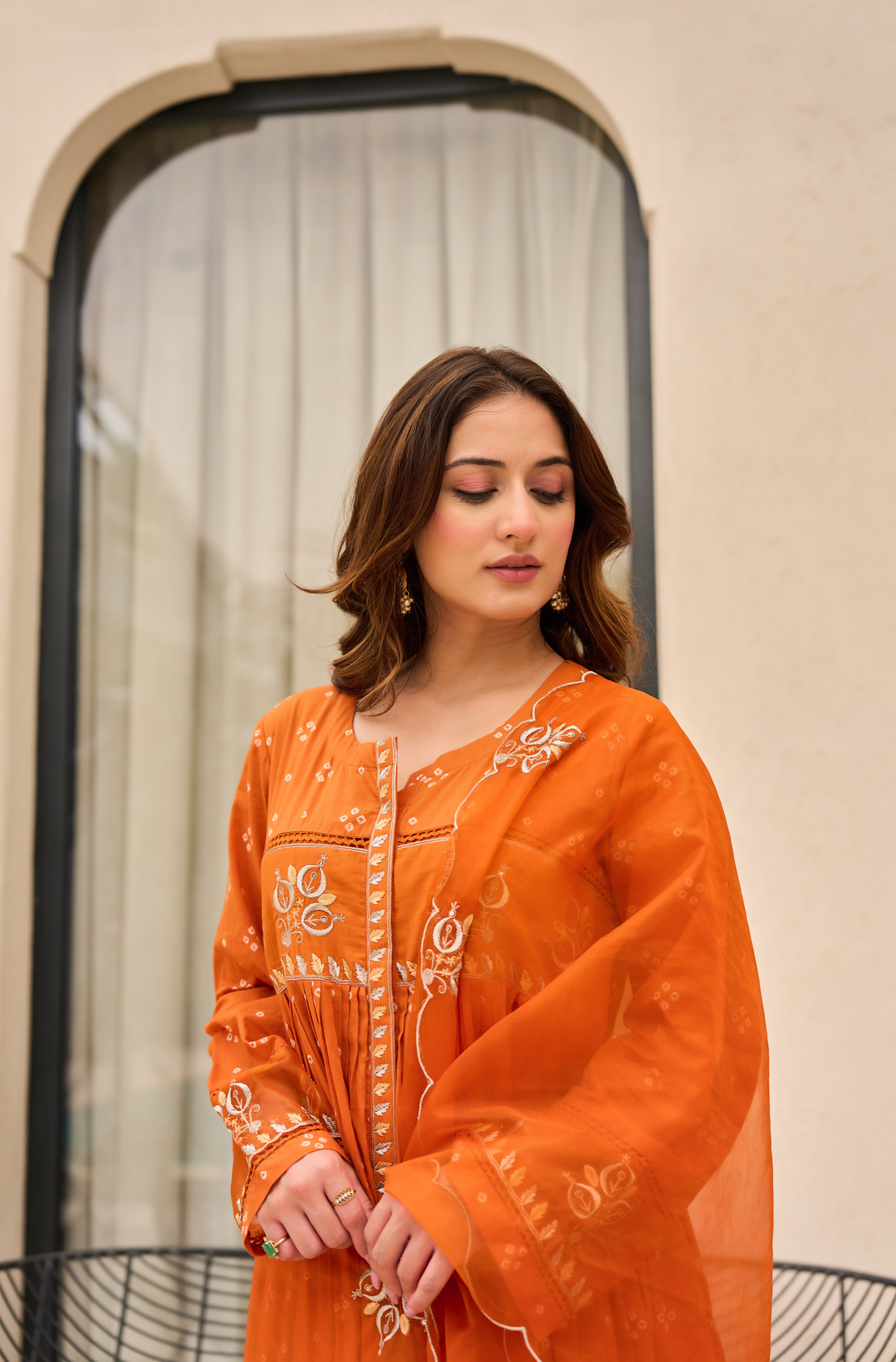 Sunset Glow Cotton Ensemble