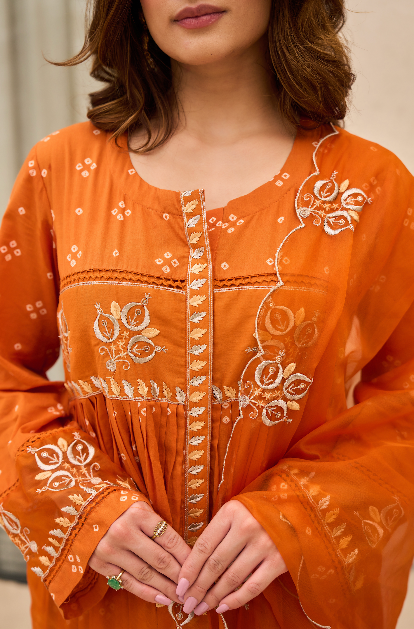 Sunset Glow Cotton Ensemble