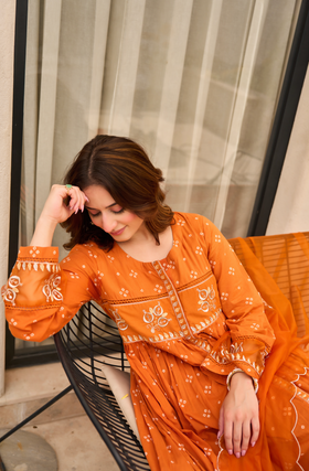 Sunset Glow Cotton Ensemble