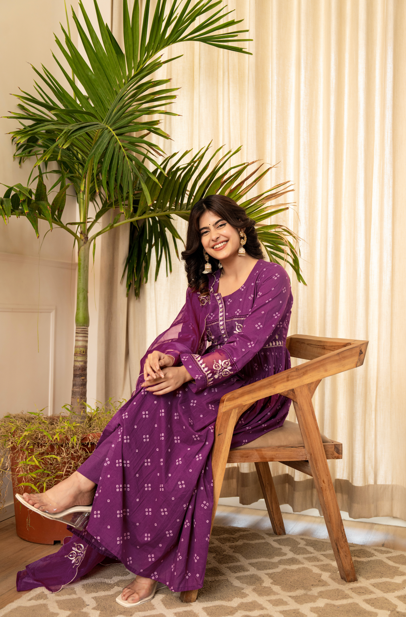 Majestic Mauve Cotton Ensemble