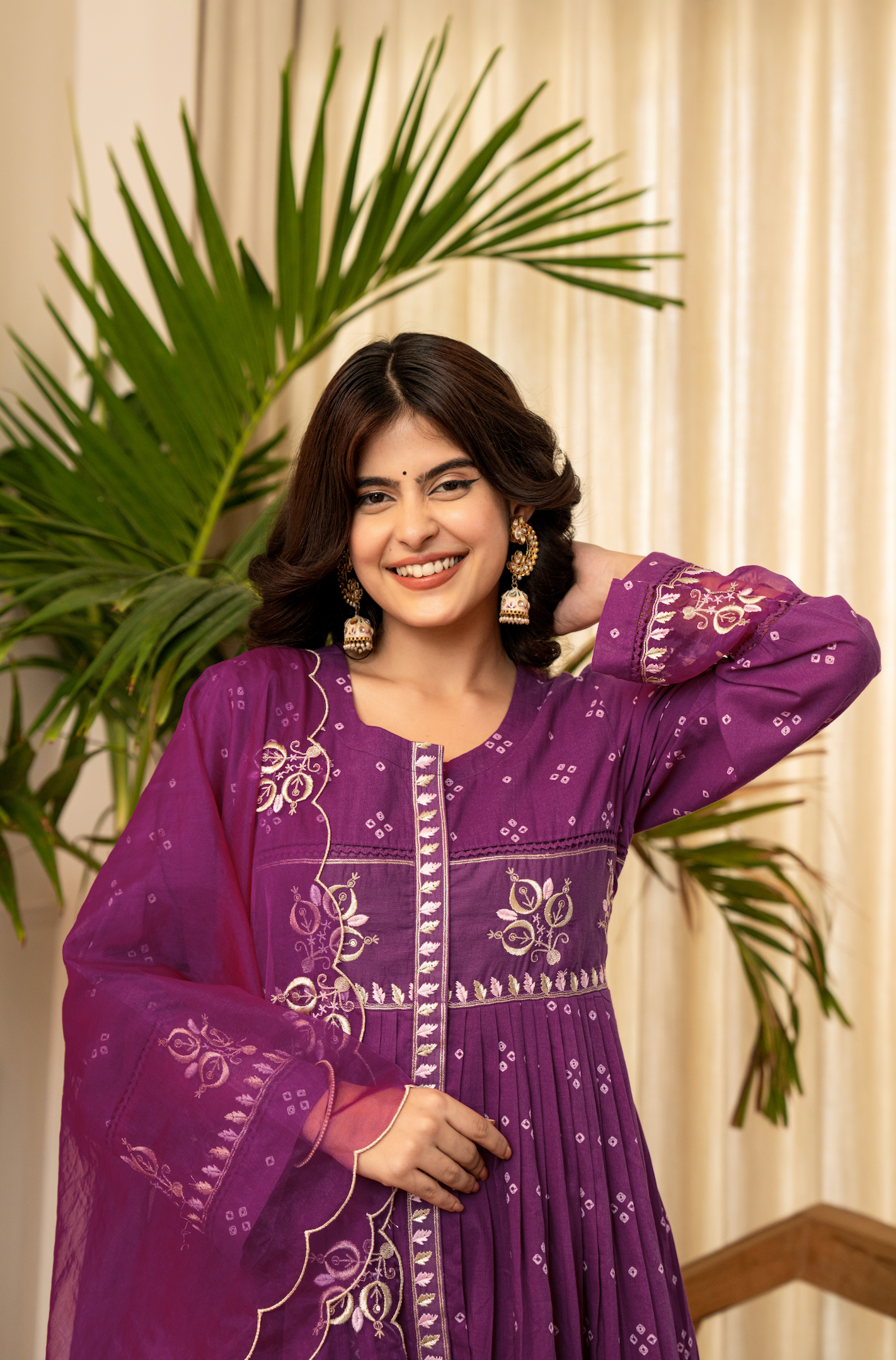 Majestic Mauve Cotton Ensemble