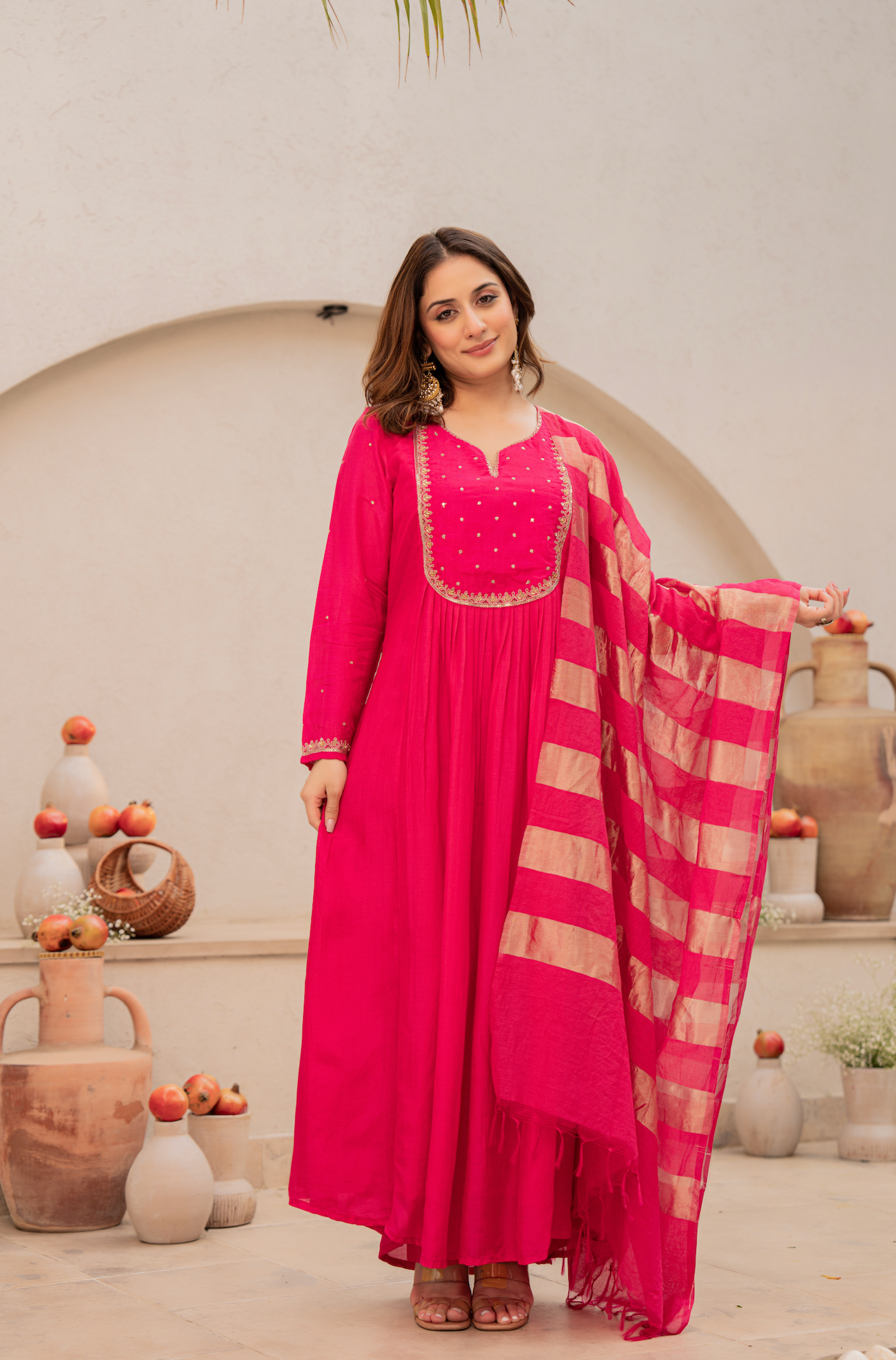 Rani Royale Mulberry Silk Suit Set