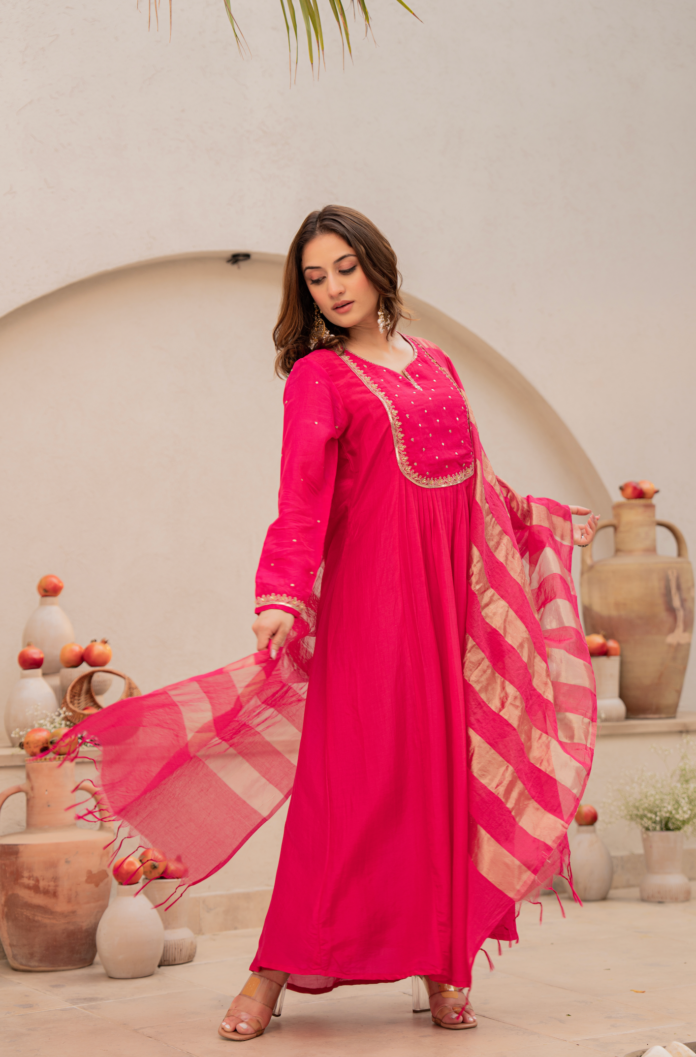 Rani Royale Mulberry Silk Suit Set