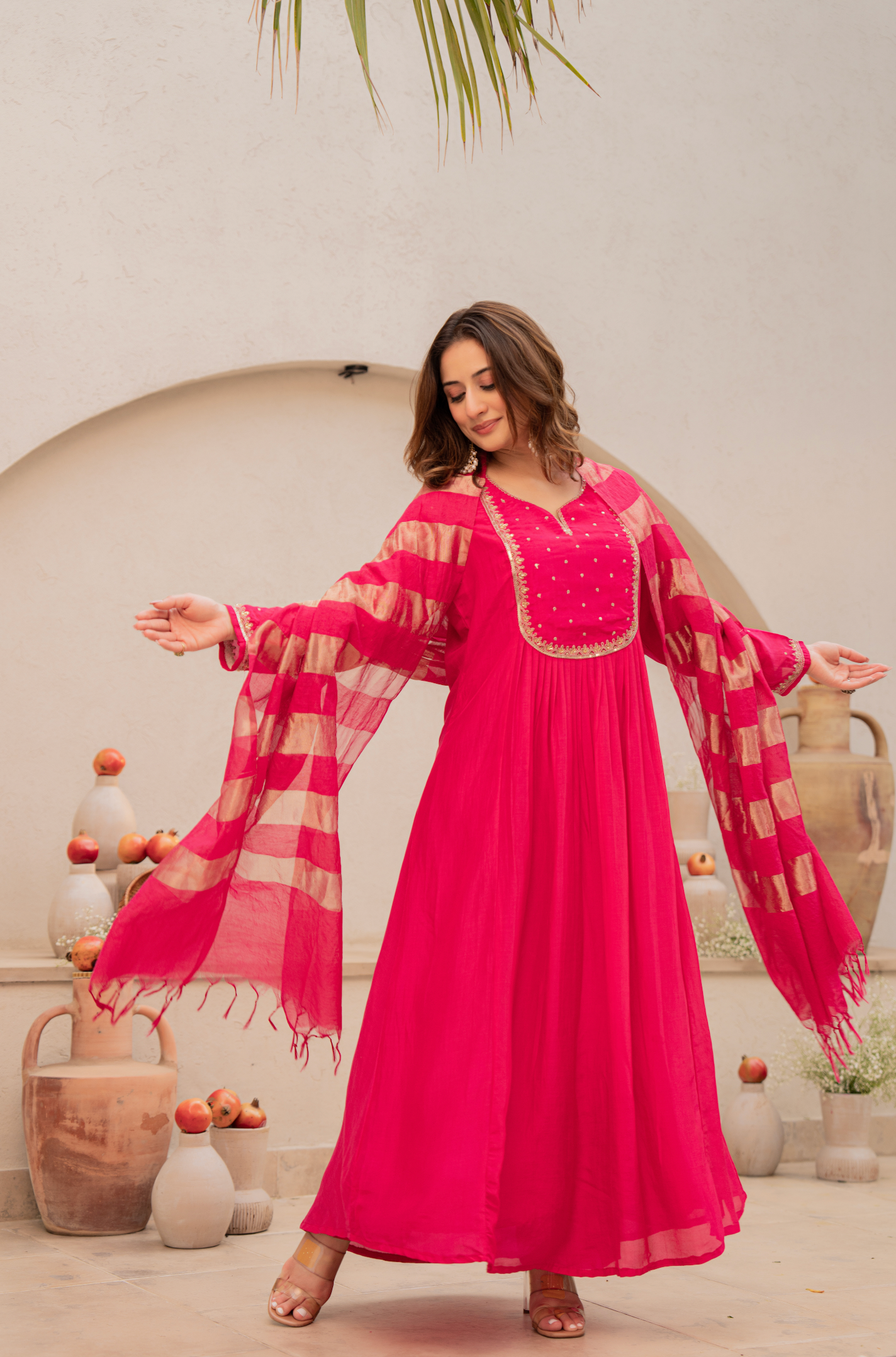 Rani Royale Mulberry Silk Suit Set