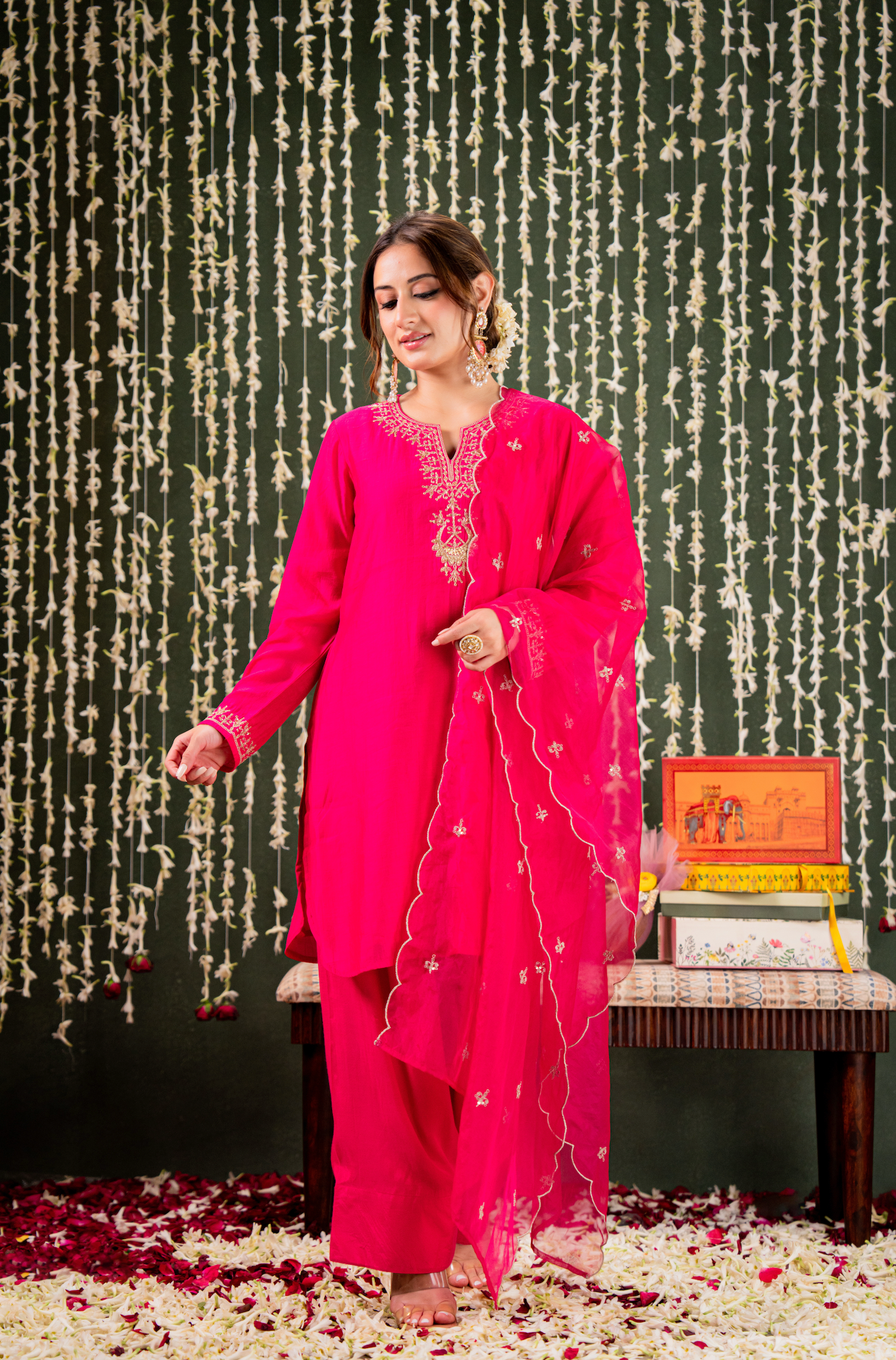 Blushing Berry Farsi Salwar Suit Set