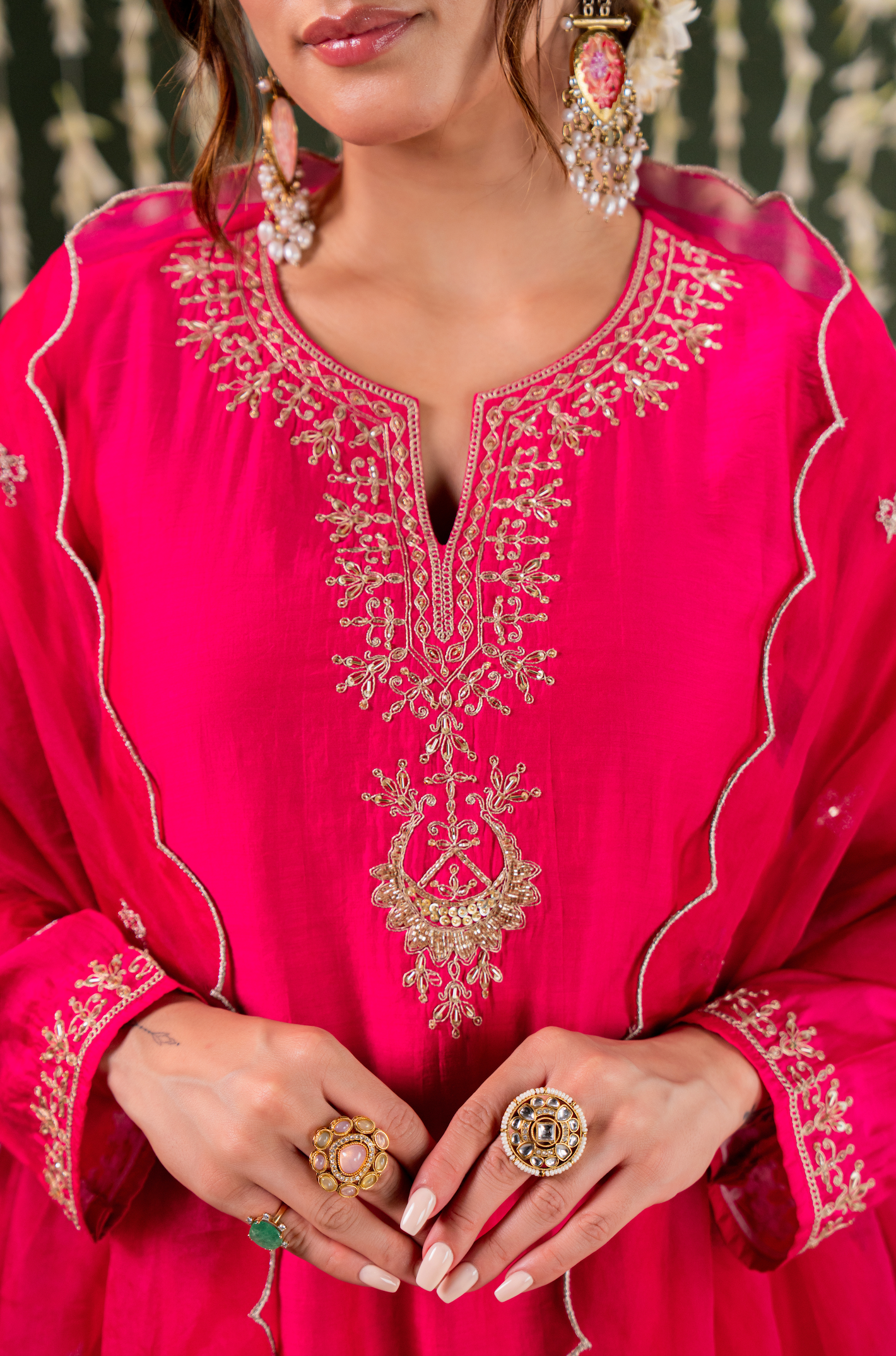 Blushing Berry Farsi Salwar Suit Set