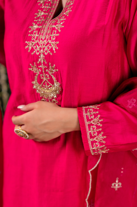 Blushing Berry Farsi Salwar Suit Set
