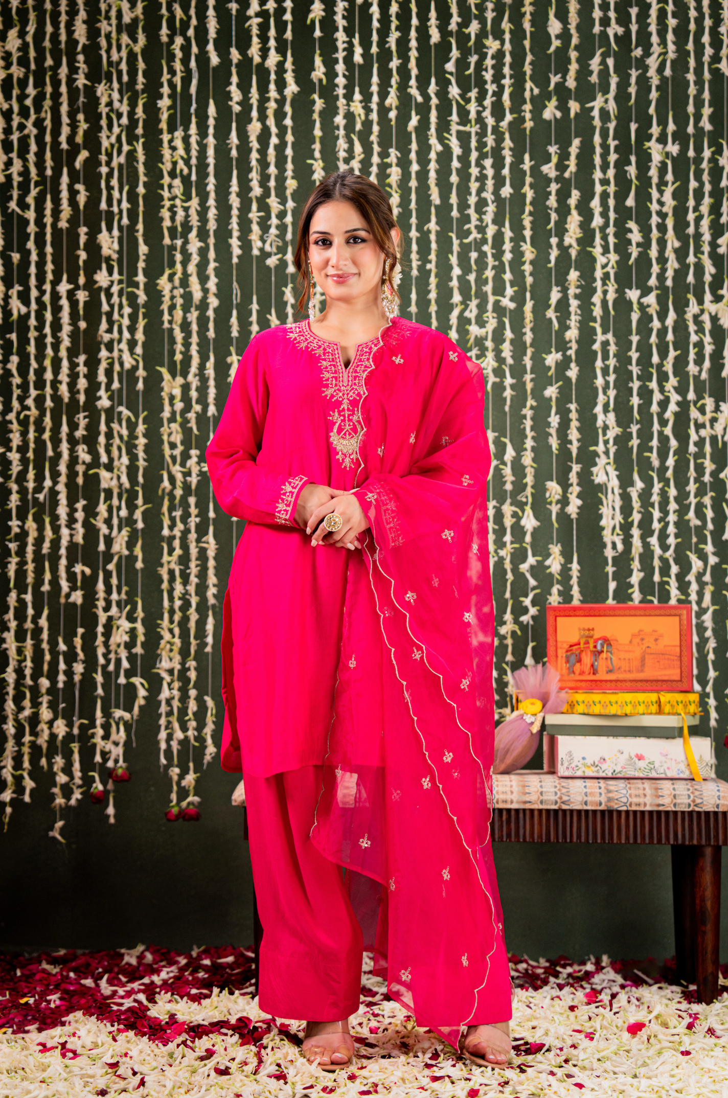 Blushing Berry Farsi Salwar Suit Set