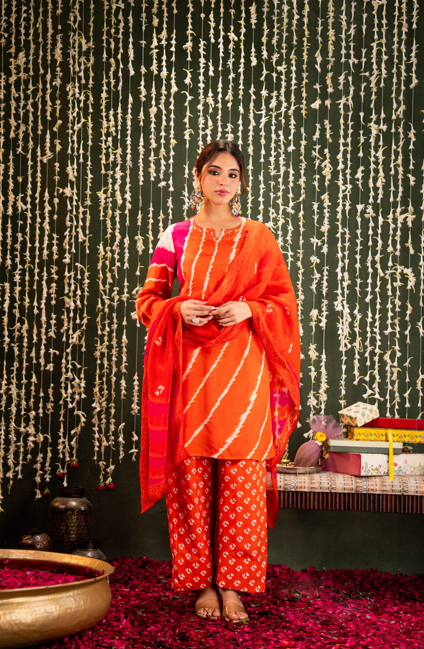 Saffron Rust Suit Set