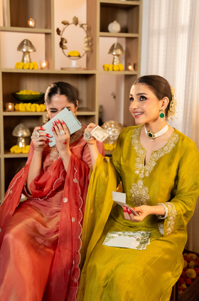Zari Zest Shimmer Suit Set