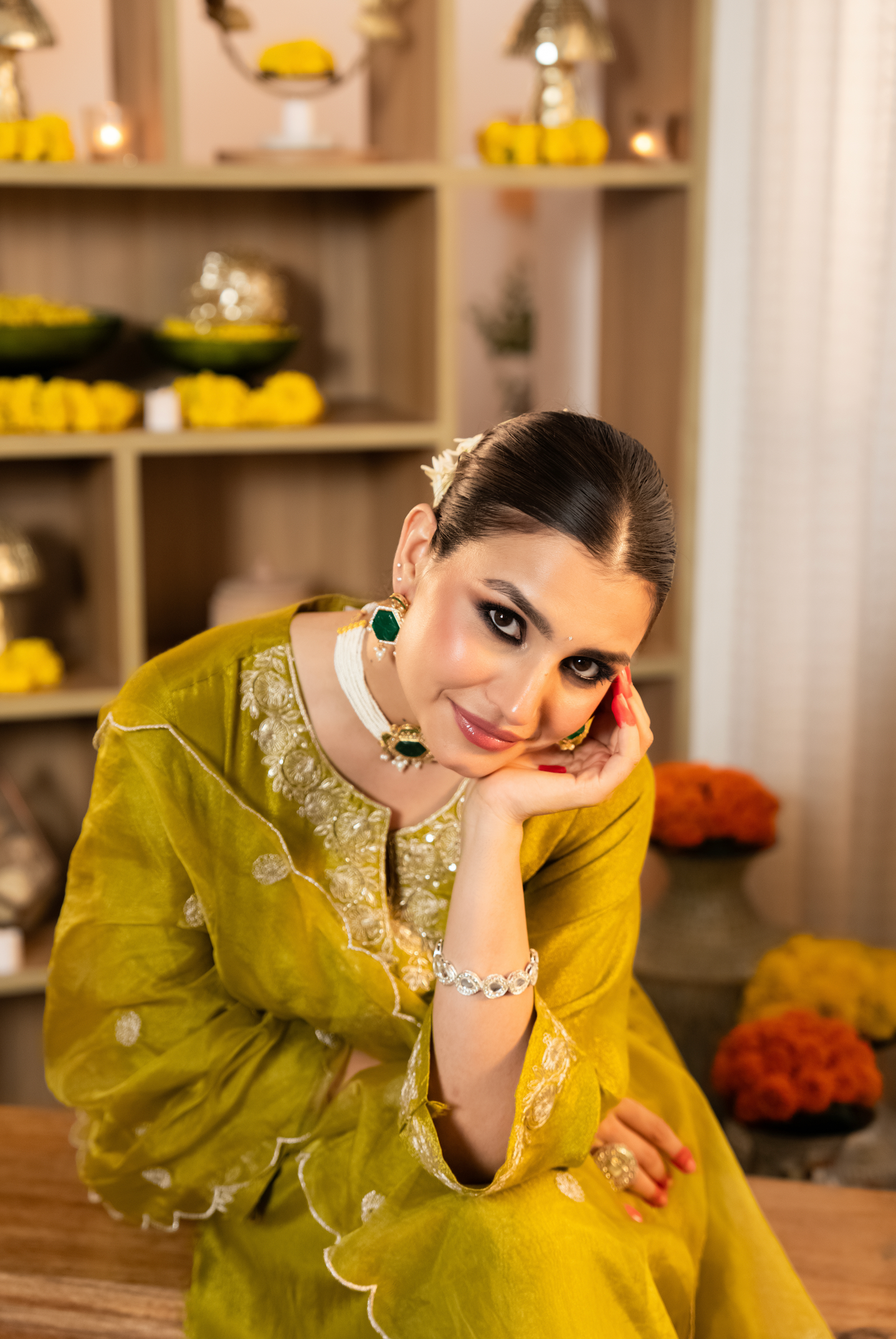 Zari Zest Shimmer Suit Set