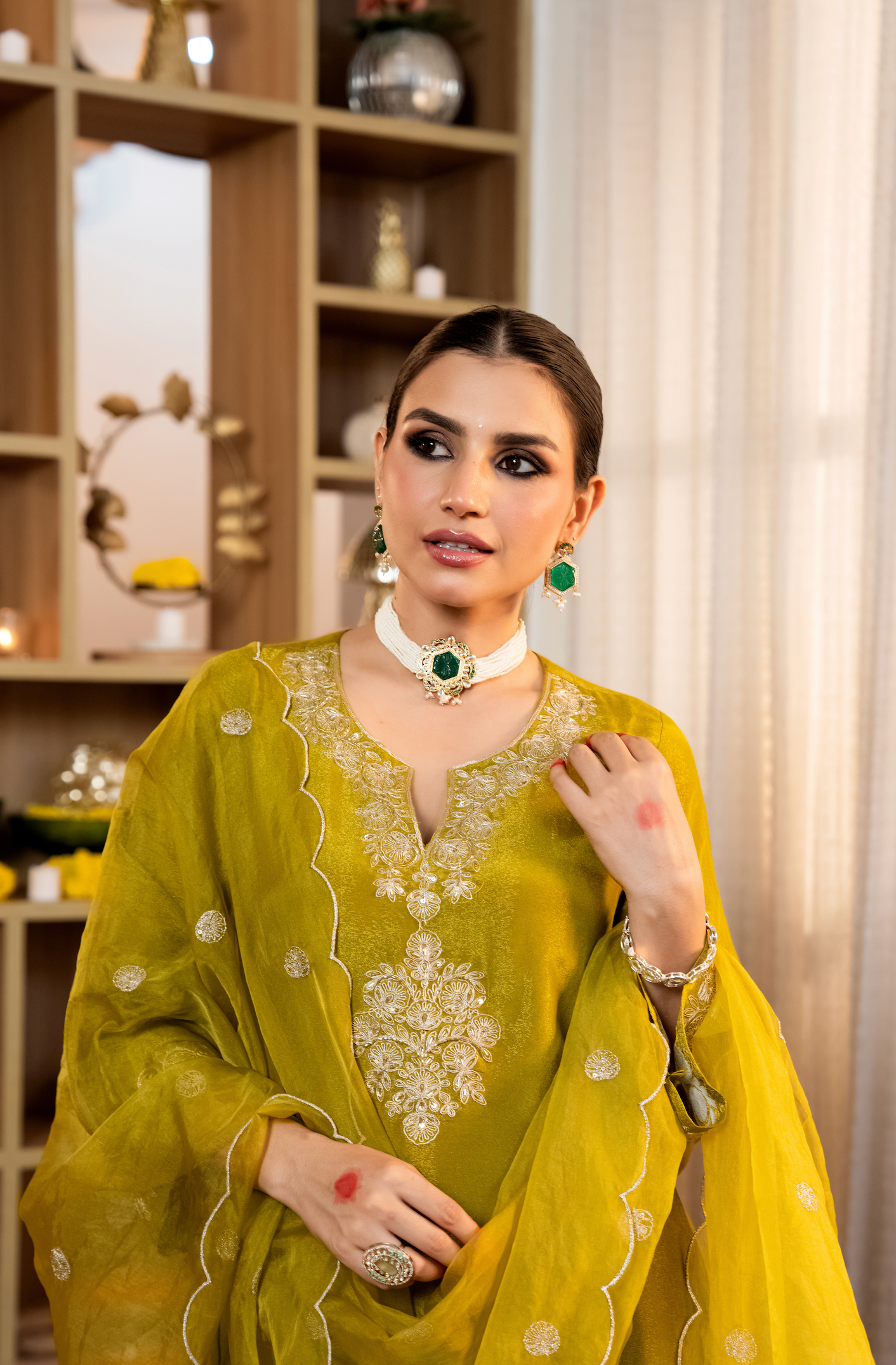 Zari Zest Shimmer Suit Set