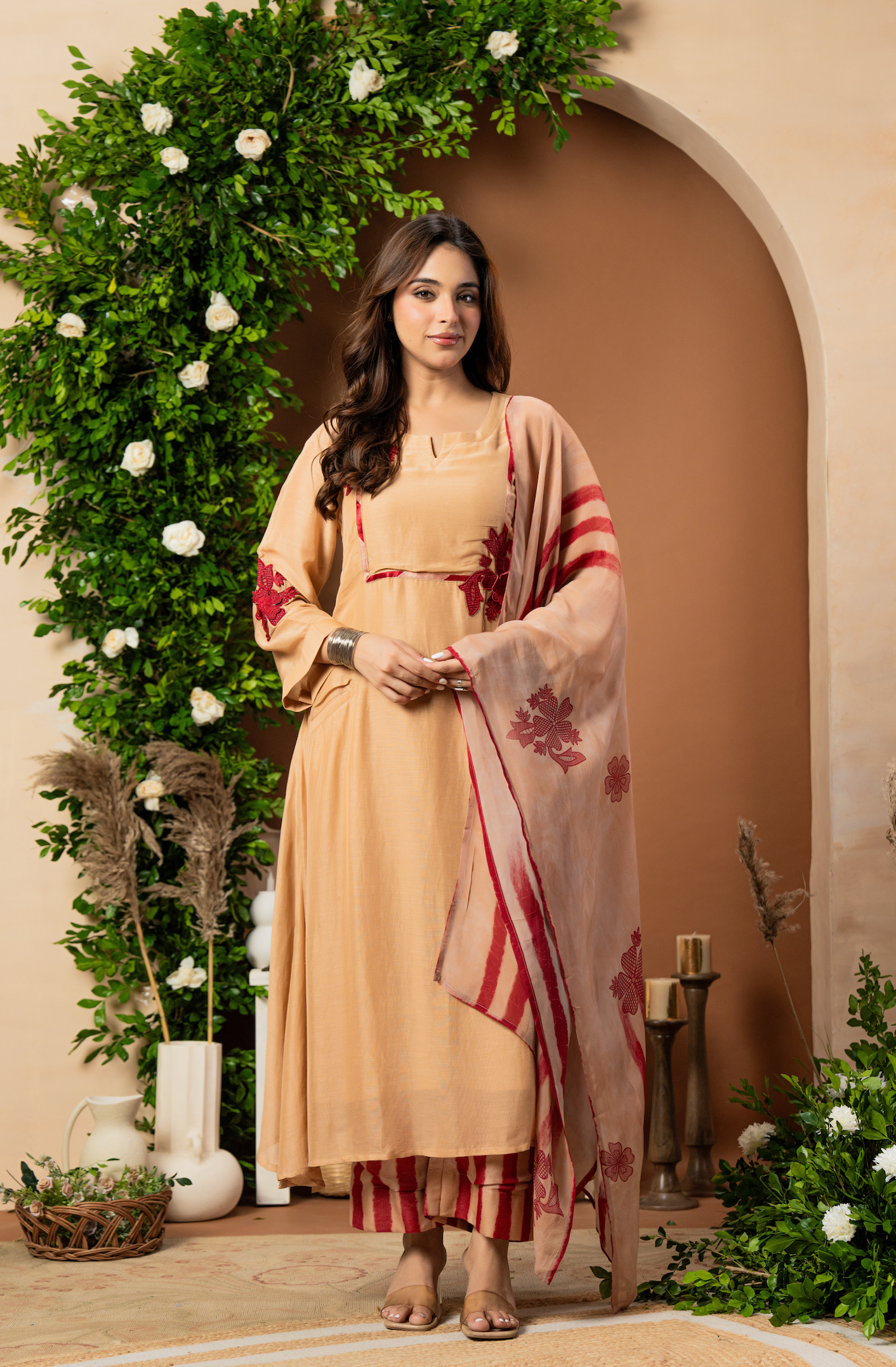 Caramel Rose Suit Set