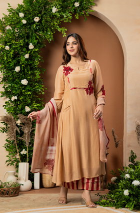 Caramel Rose Suit Set