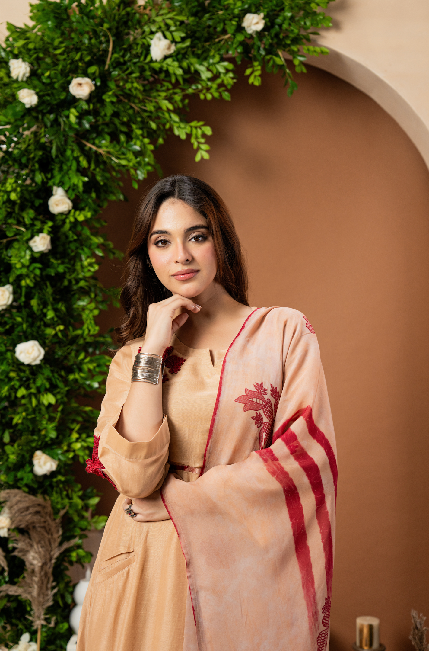 Caramel Rose Suit Set