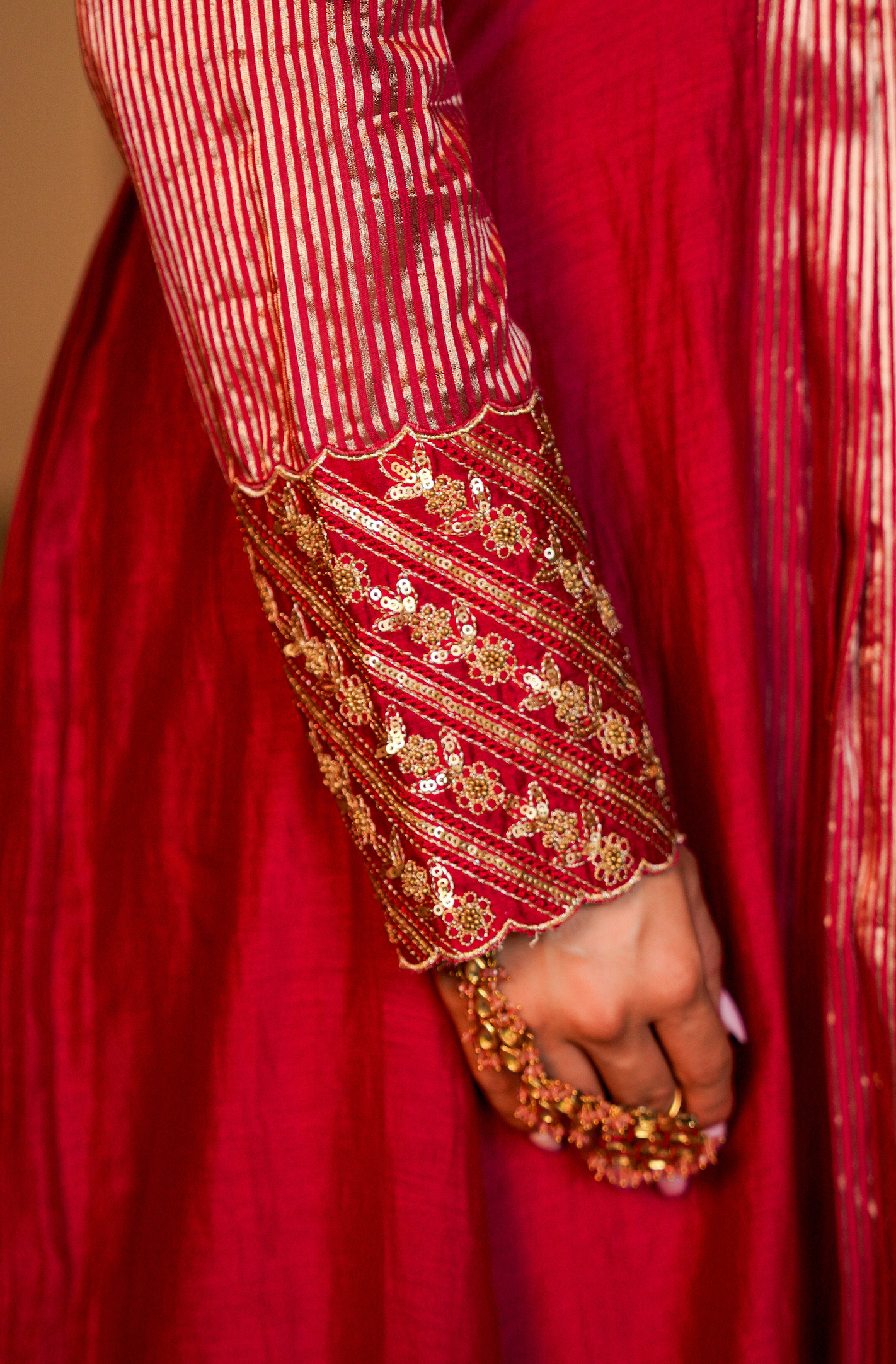 Blush Royale Flared Chanderi Suit Set