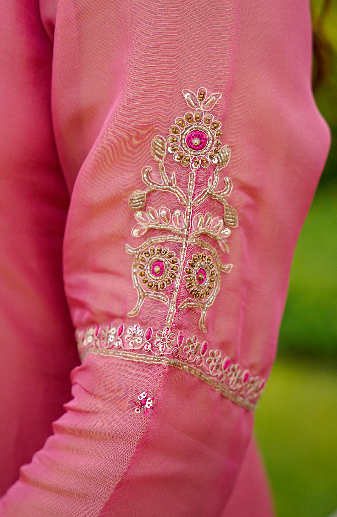 Rose Blush Swiss Tissue Suit Set