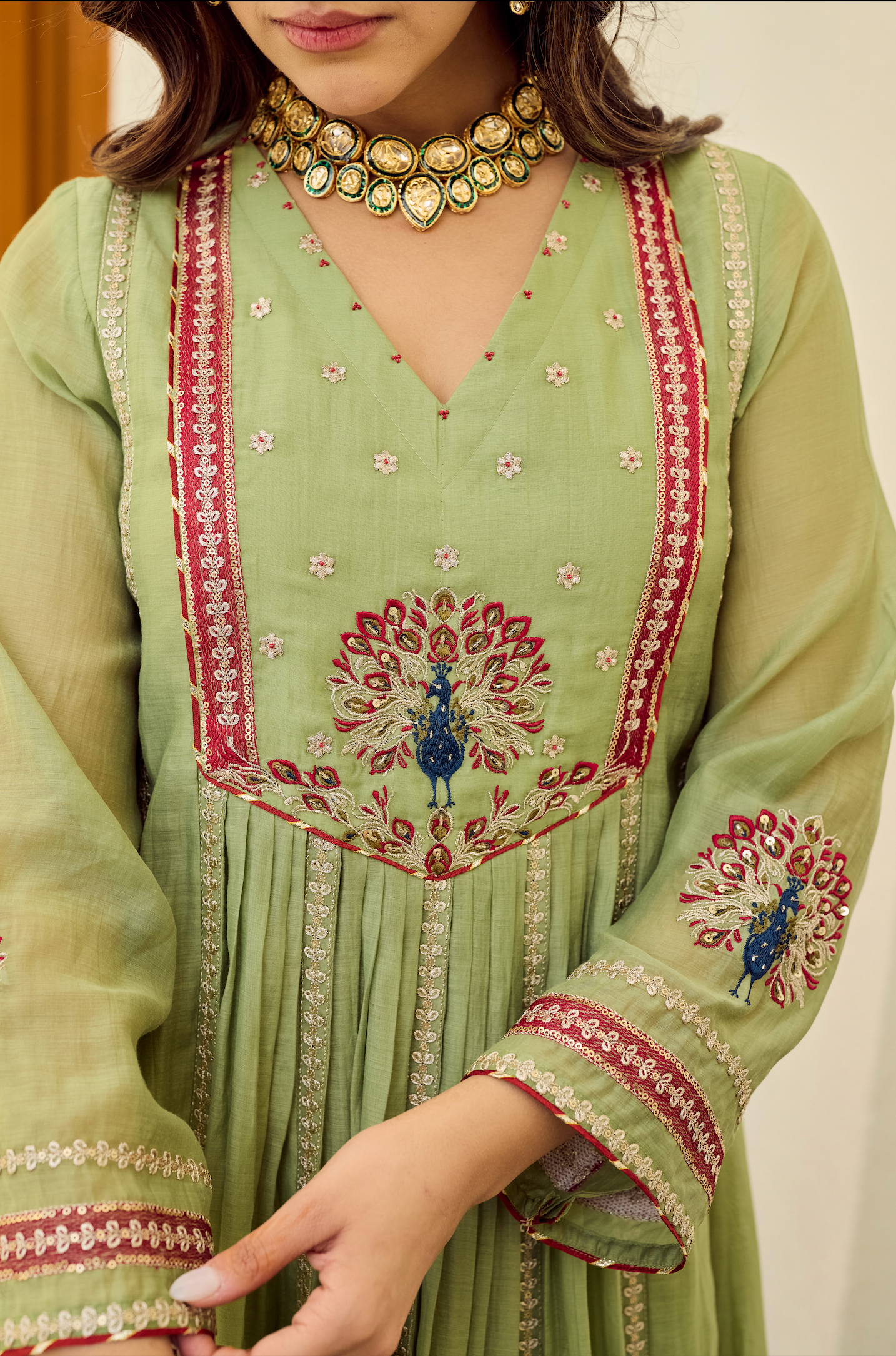Pista Grace Embroidered Suit Set