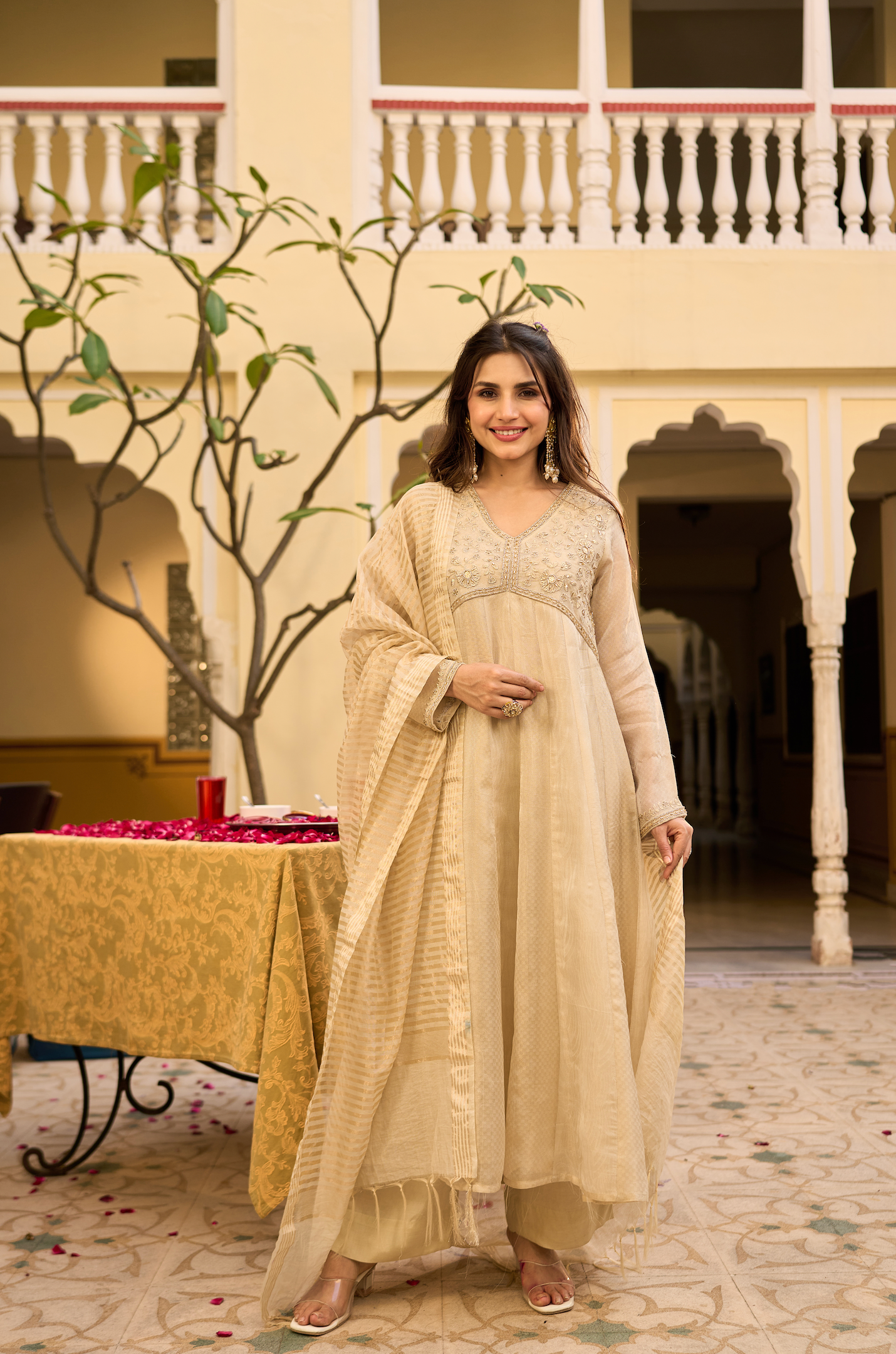Golden Whisper Noor Suit Set