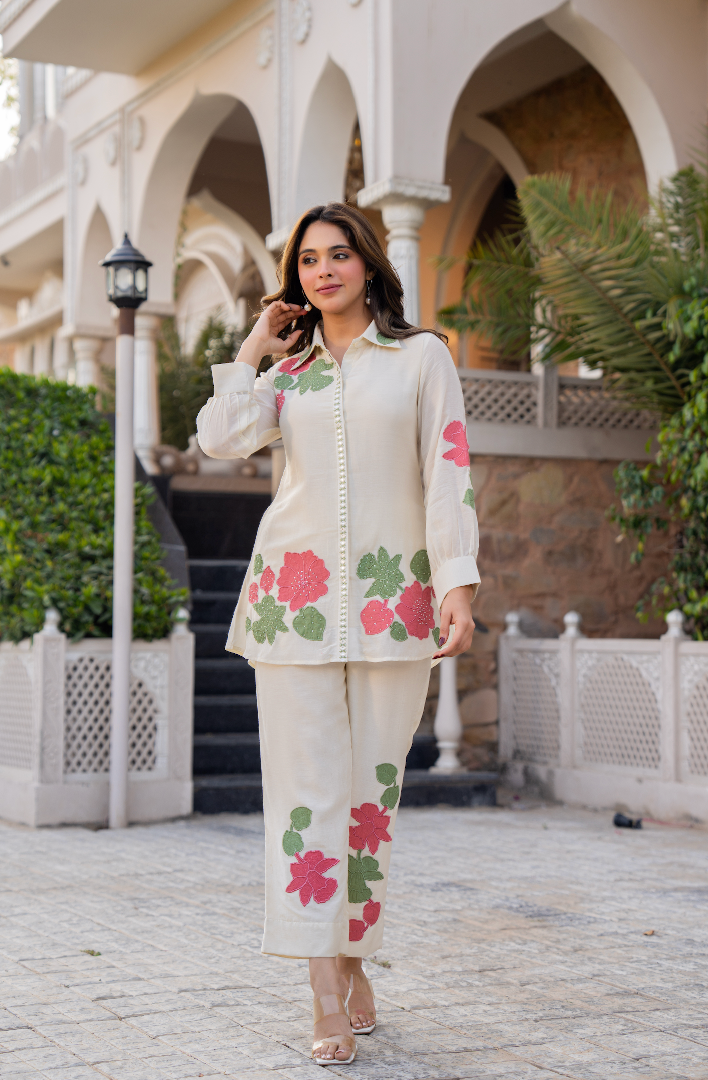 Ivory Blossom Co-ord Set