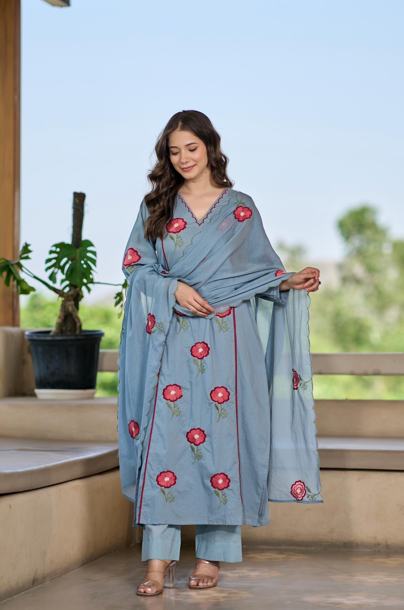 Blossom Sky Suit Set