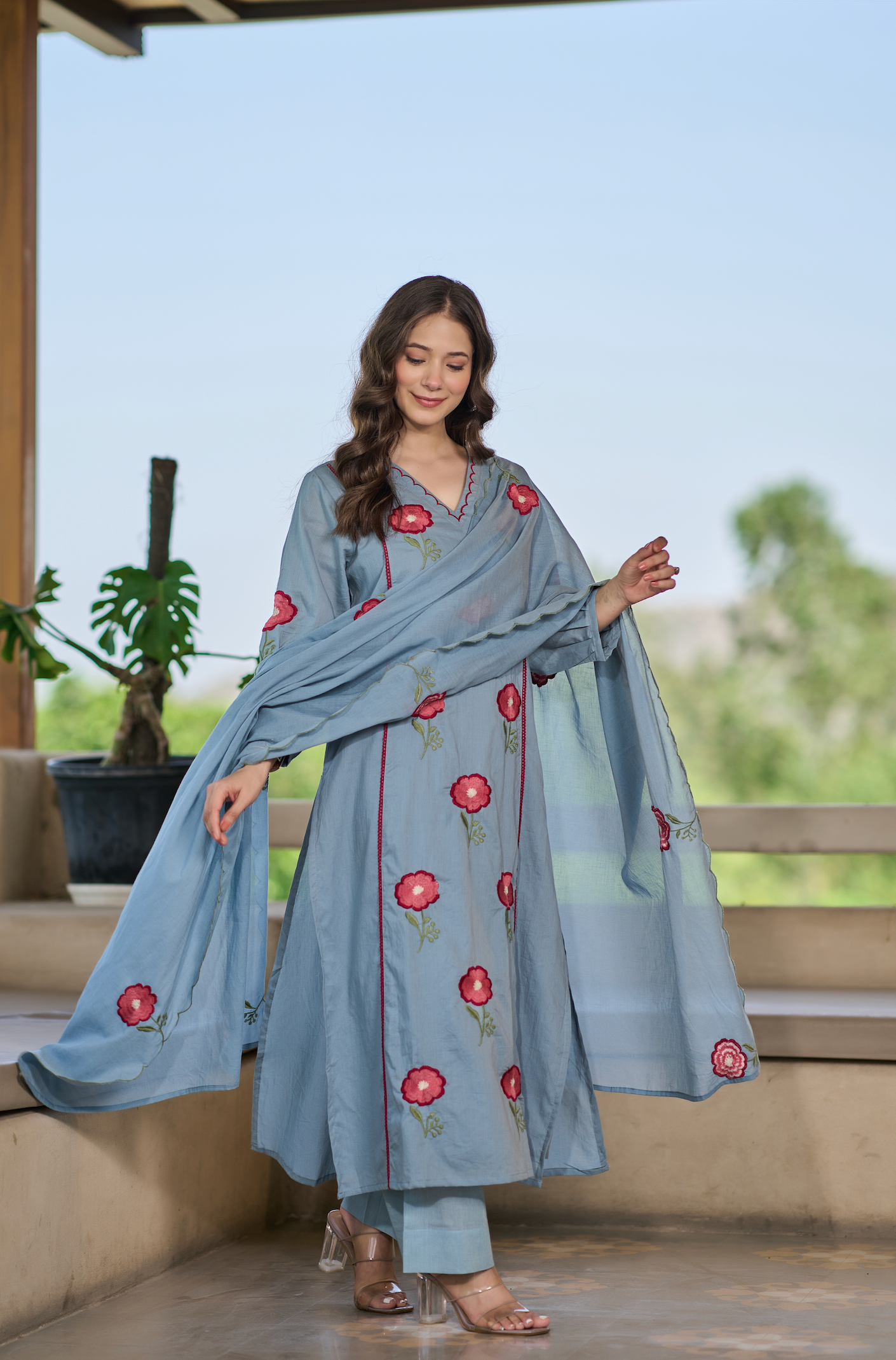 Blossom Sky Suit Set