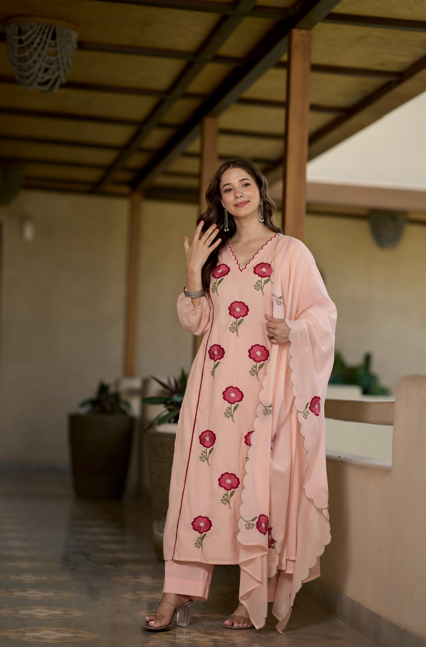 Blush Bloom Suit Set