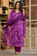 Grape Glow Kurta Set