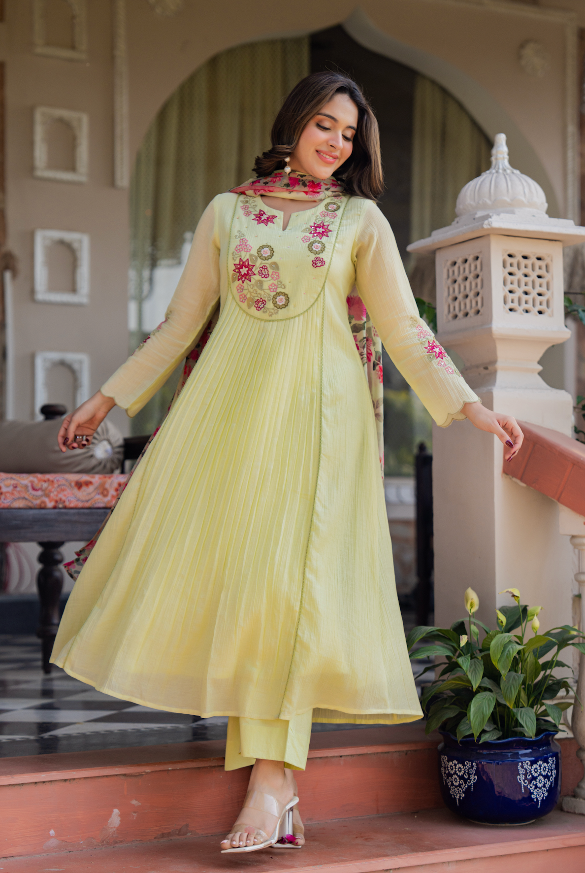 Lemon Blossom Kurta Set