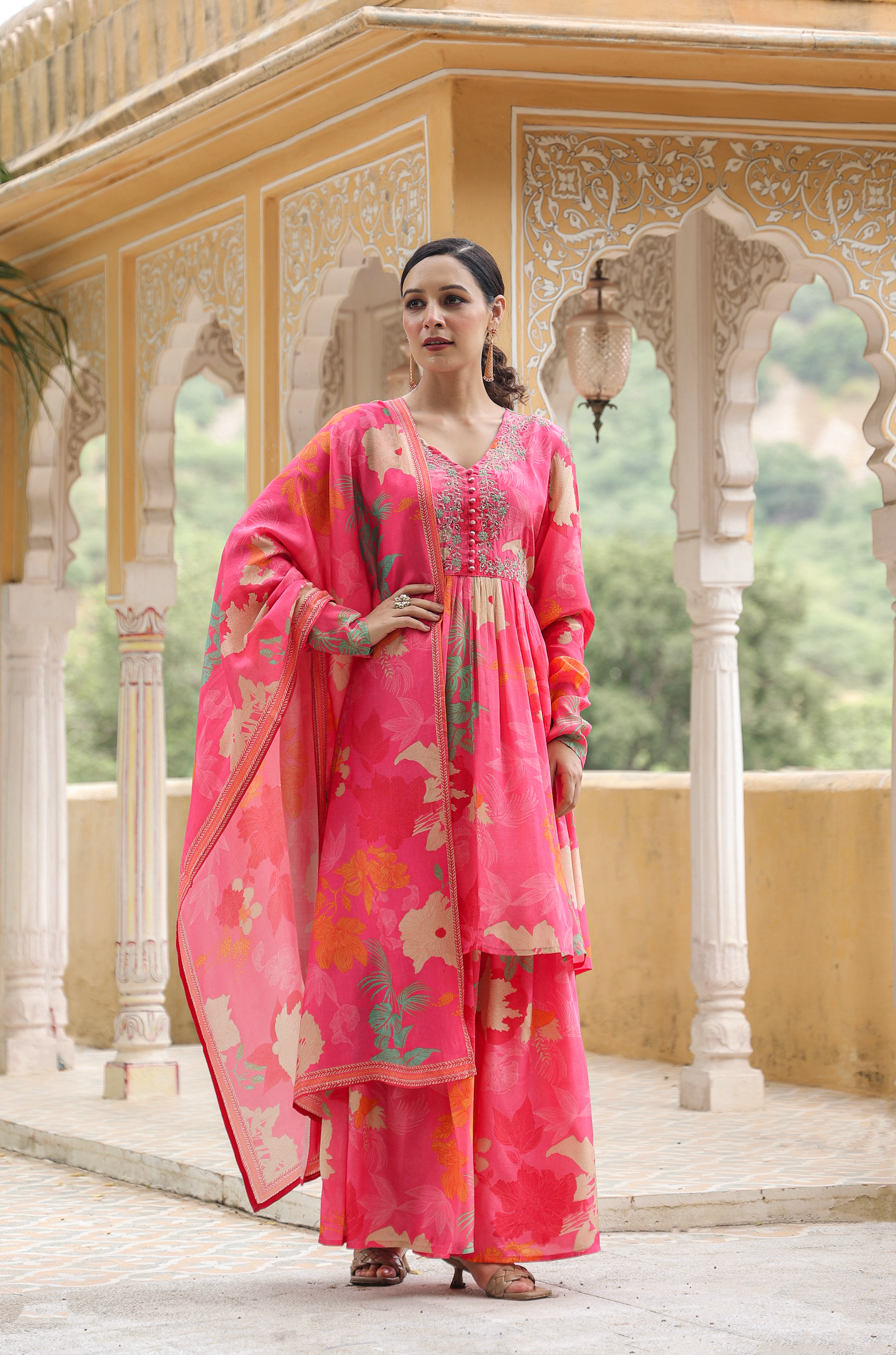 Taffy Pink Suit Set