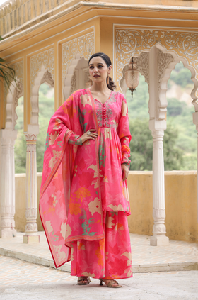 Taffy Pink Suit Set