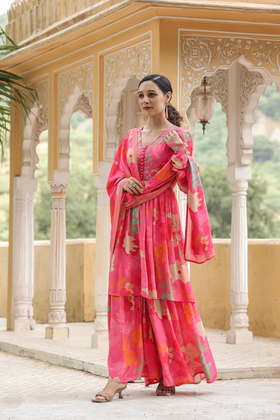 Taffy Pink Suit Set