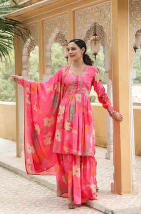 Taffy Pink Suit Set