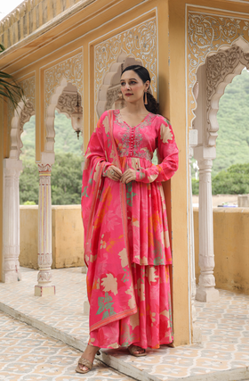 Taffy Pink Suit Set