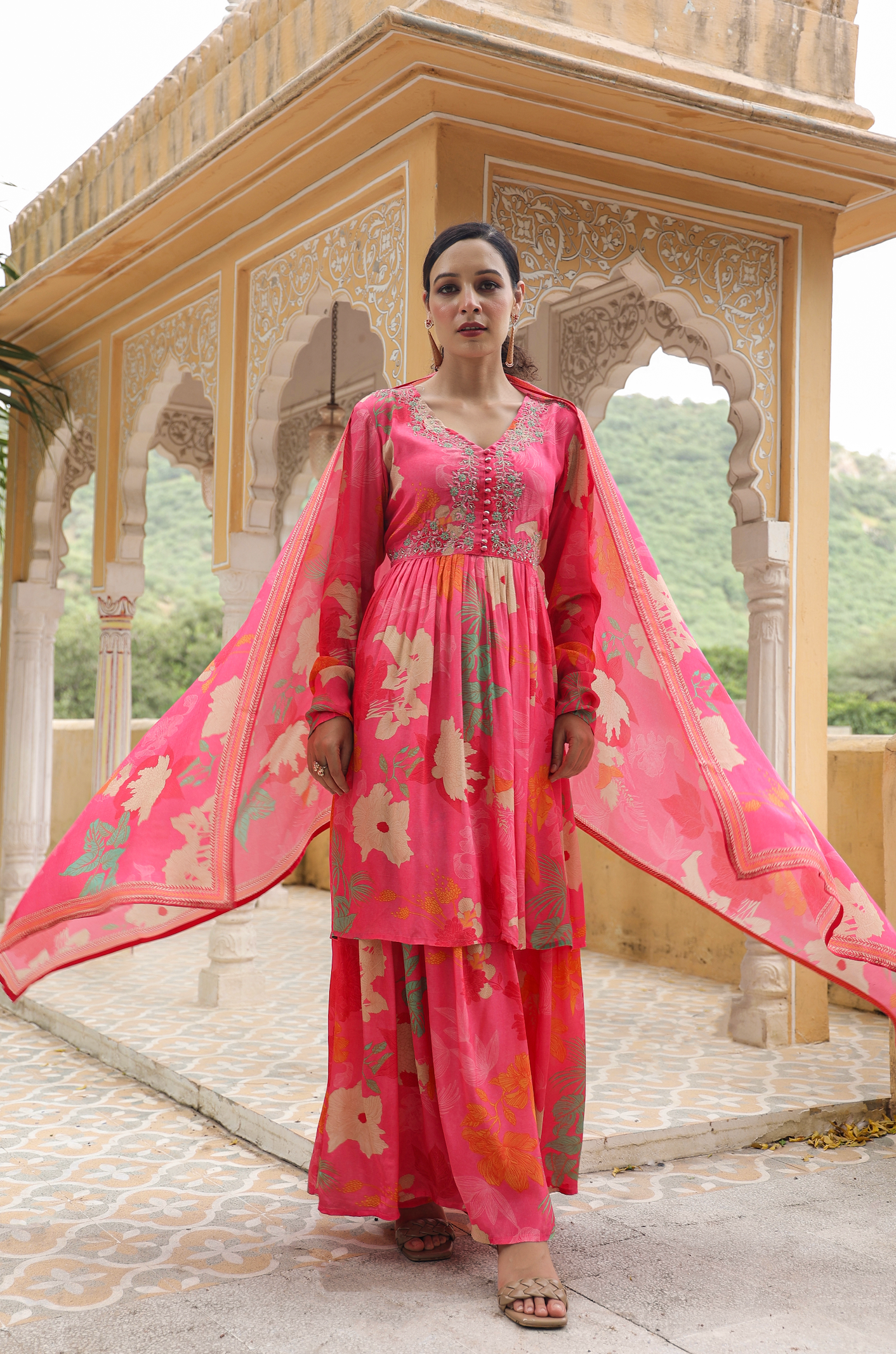 Taffy Pink Suit Set