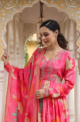 Taffy Pink Suit Set