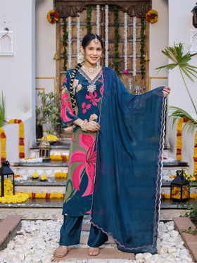 Royal Blue Suit Set