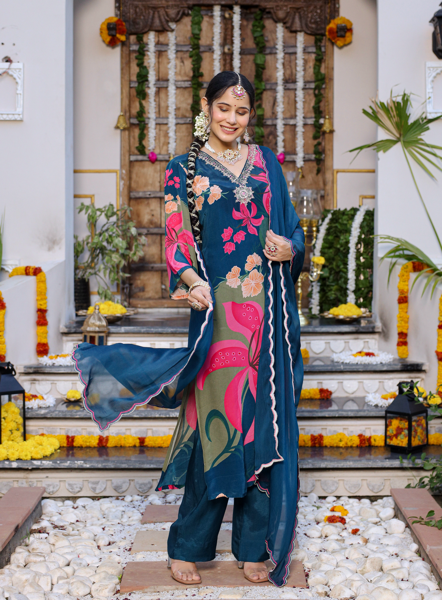 Royal Blue Suit Set