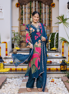 Royal Blue Suit Set