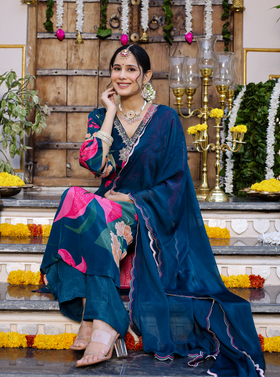 Royal Blue Suit Set