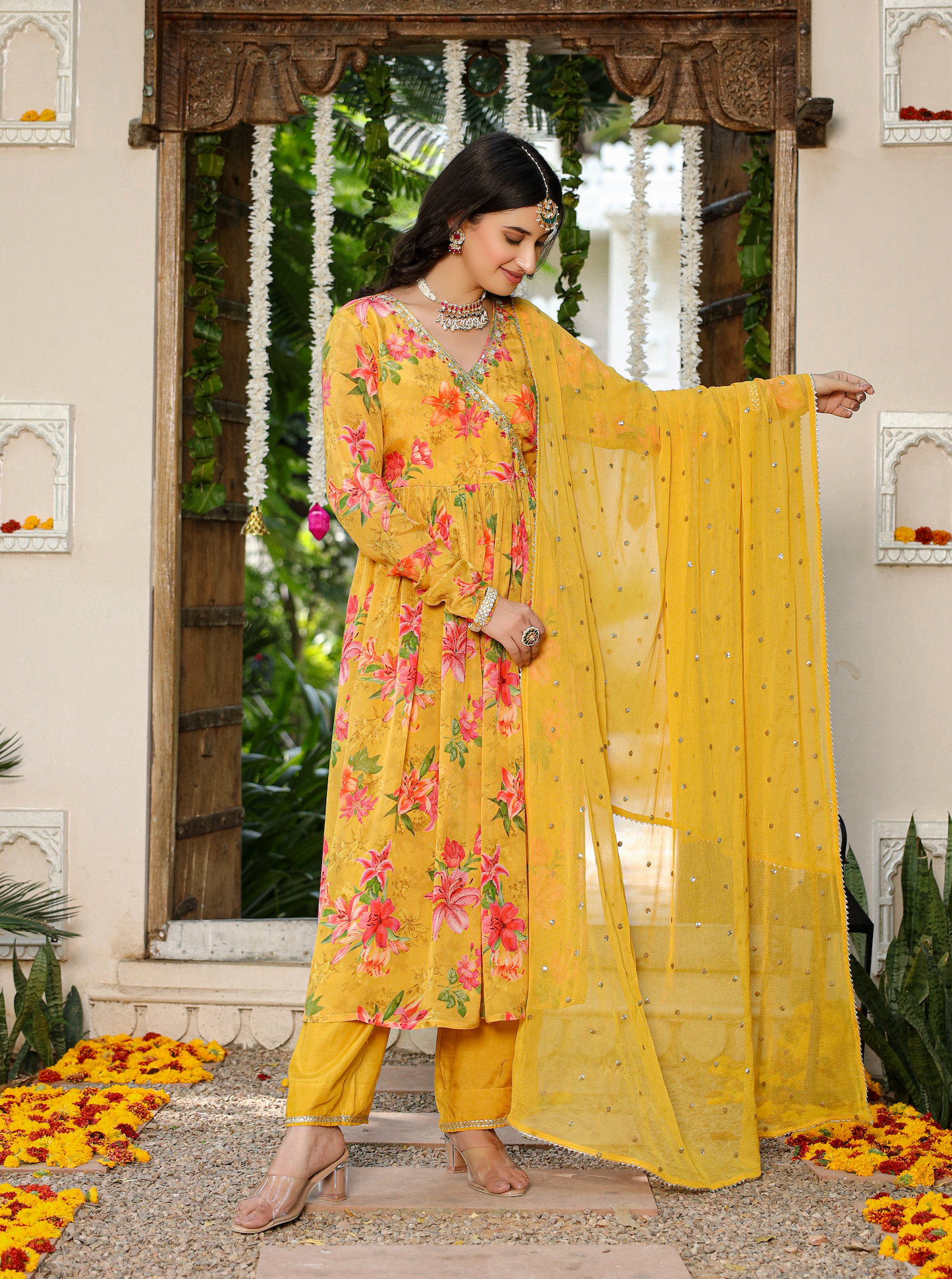 Mustard Yellow Suit Set