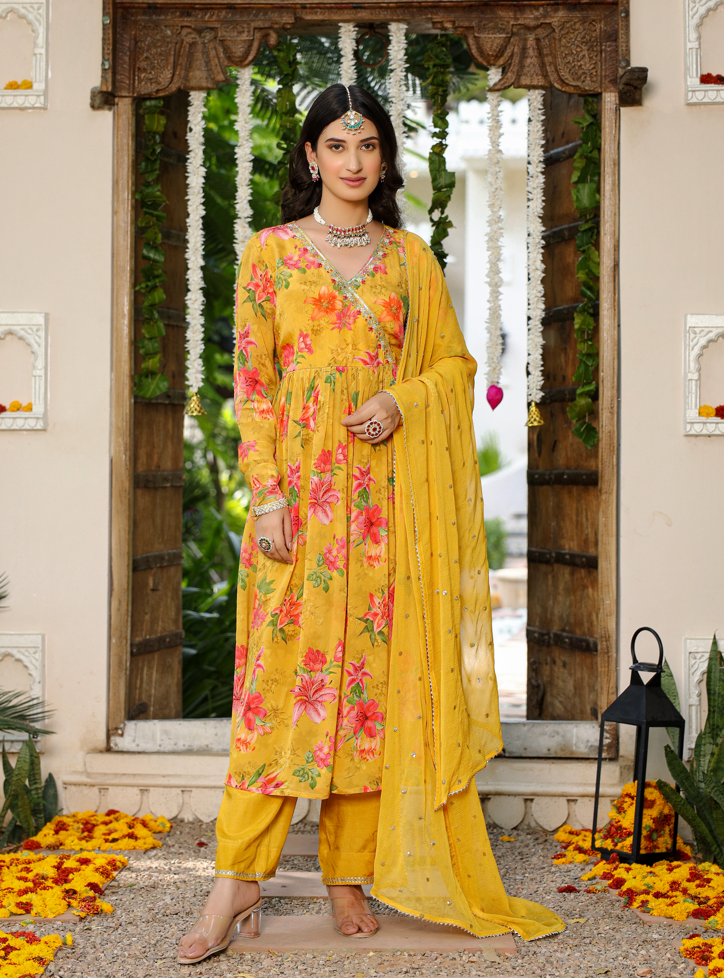 Mustard Yellow Suit Set