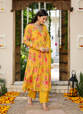 Mustard Yellow Suit Set