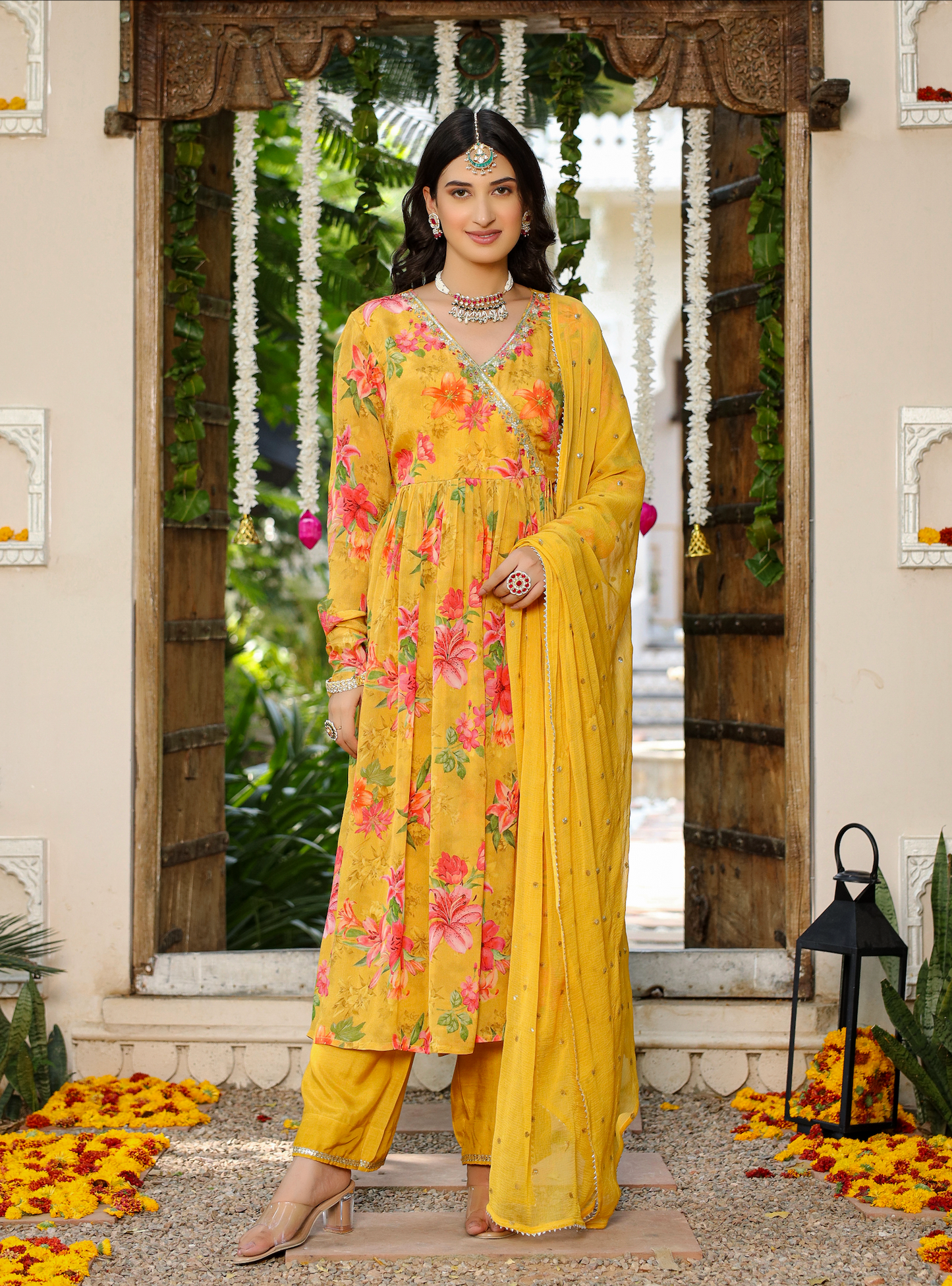 Mustard Yellow Suit Set