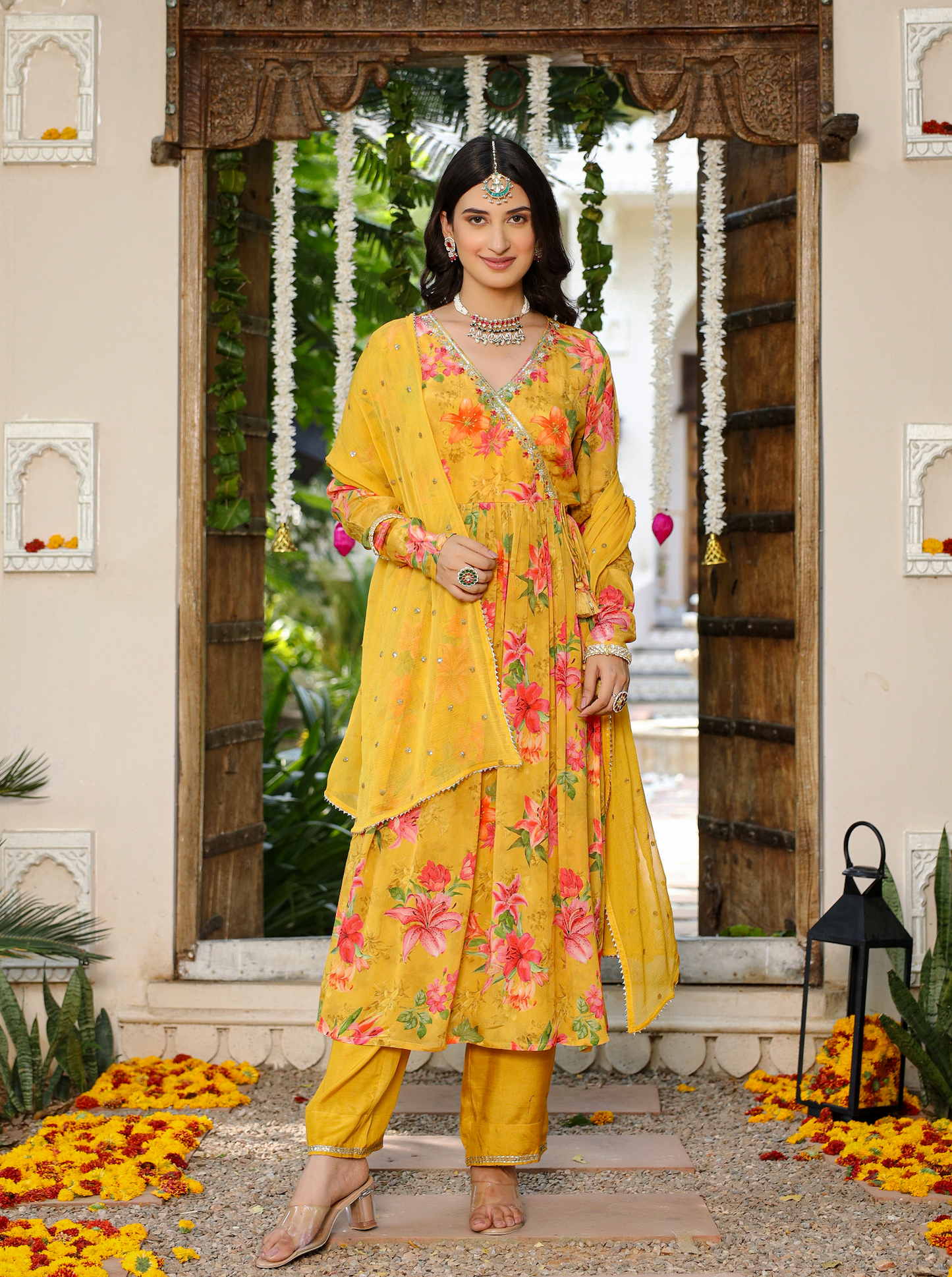 Mustard Yellow Suit Set
