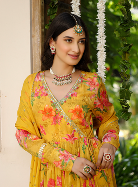Mustard Yellow Suit Set