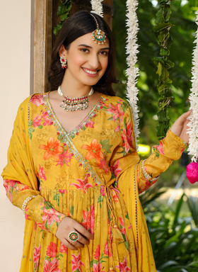 Mustard Yellow Suit Set