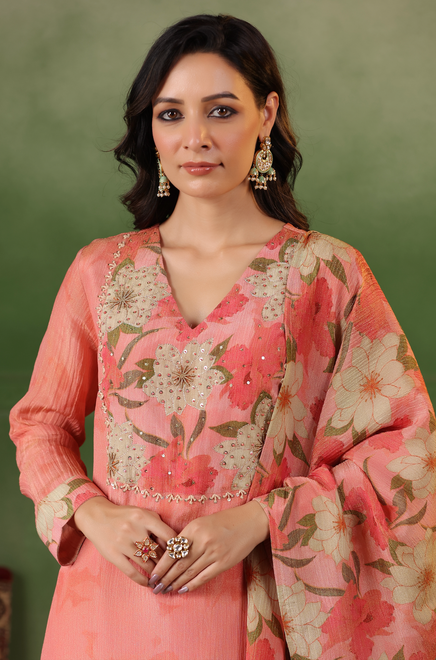Blushing Pink Shimmer Suit Set